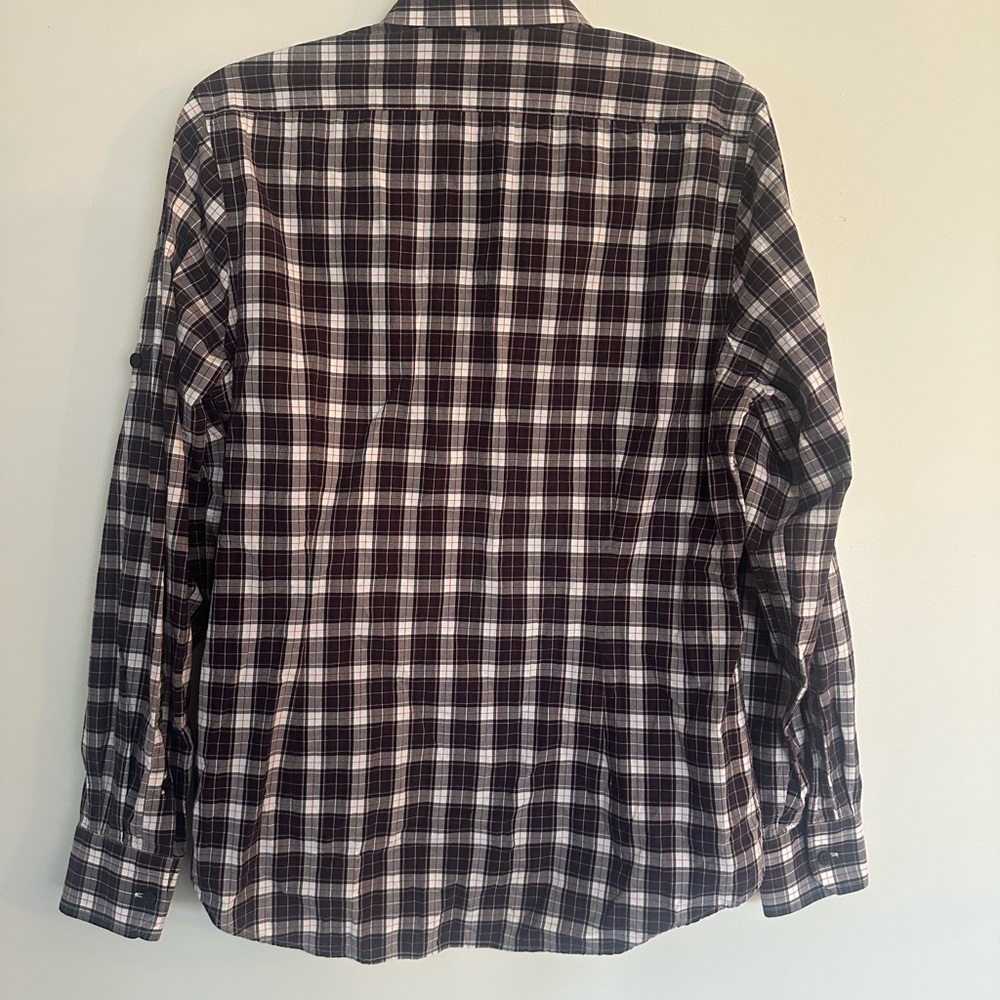 Express Fitted Button-Up Shirt - Size M - 100% Cotton - EUC - Picture 7 of 8